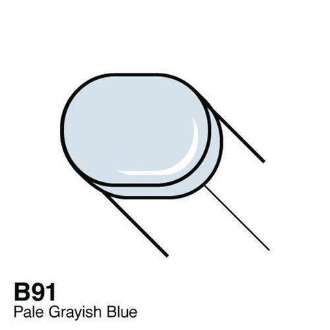 Copic Sketch Marker - B91 - Pale Greyish Blue