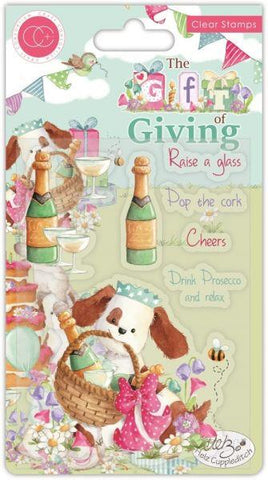 The Gift of Giving - Clear Stamps - Pop the Cork