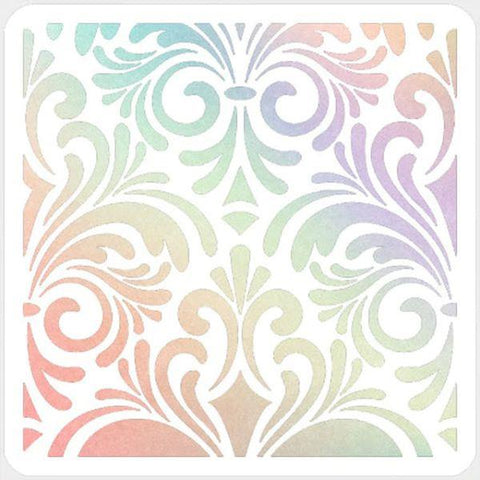 6x6 Stencil - Brocade