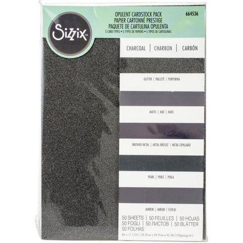 Surfacez Opulent Cardstock - Charcoal