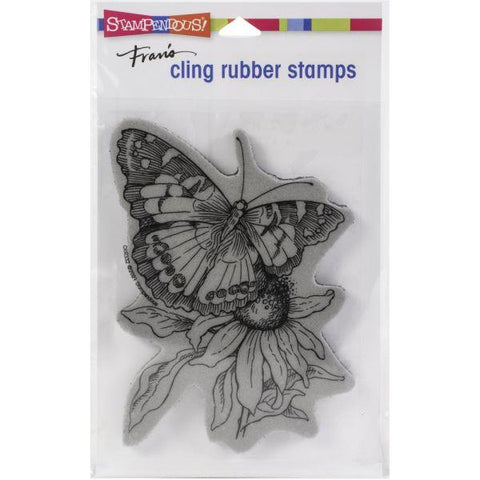 Cling Stamps - Painted Lady