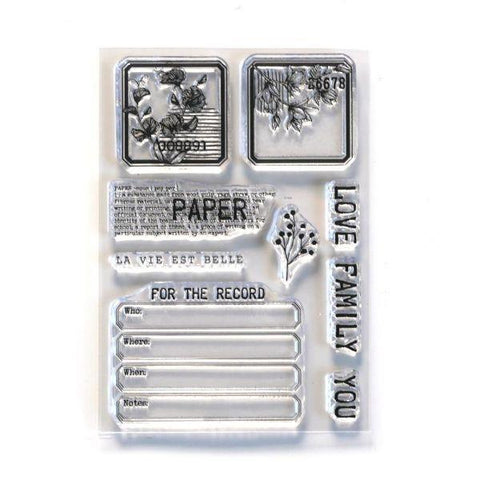 Clear Stamps - Paper Love