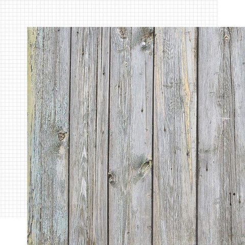 Color Vibe Cardstock - Birch/White Grid