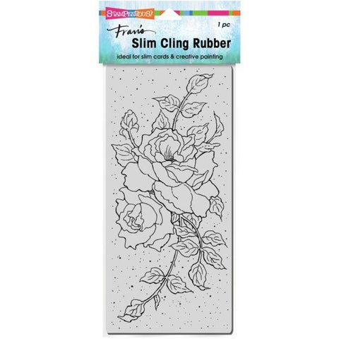 Cling Stamp - Slim Rose Tendrils