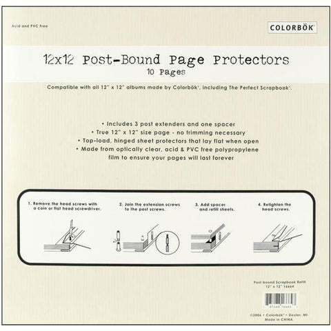 Page Protectors - Post Bound