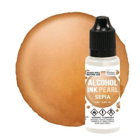 Pearl Alcohol Ink - Sepia