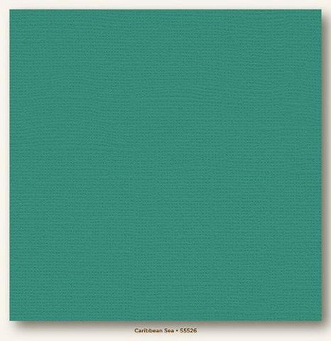 Canvas Cardstock - Caribbean Sea