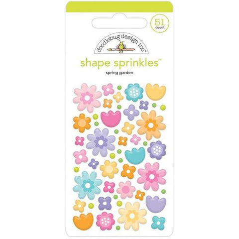 Sprinkles Enamel Shapes - Spring Garden