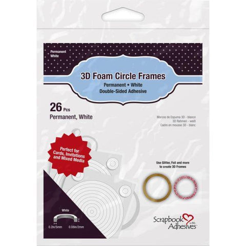 3D Foam Circle Squares