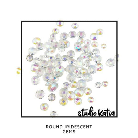Iridescent Round Gems