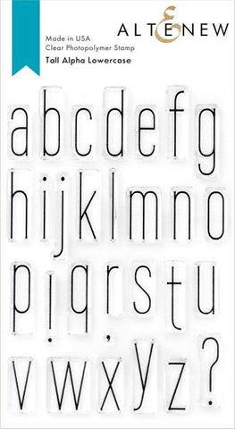 Tall Alpha Lowercase - Clear Stamps