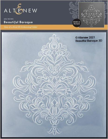 3D Embossing Folder - Beautiful Baroque
