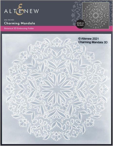 3D Embossing Folder - Charming Mandala