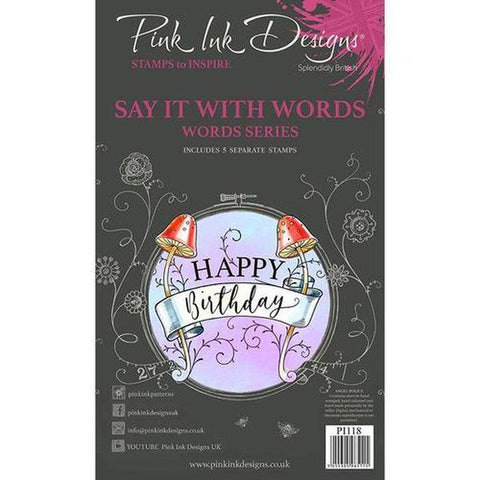 Clear Stamps - Say it With Words
