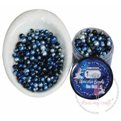 Unicorn Beads - Blue/Black