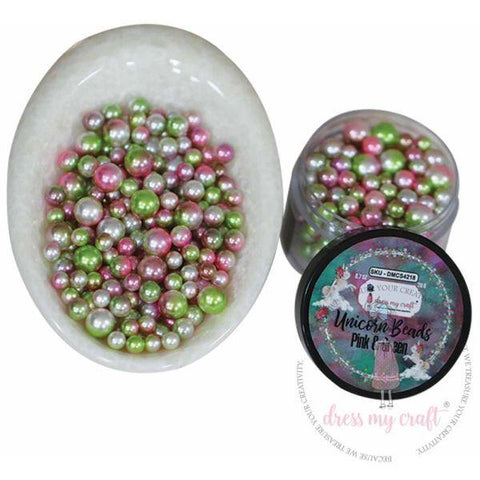 Unicorn Beads - Pink/Green