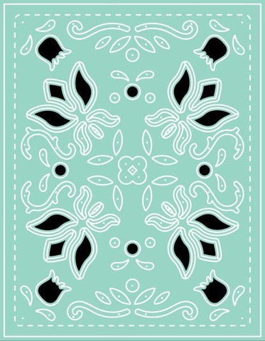 Folk Art A2 Cover Plate Die