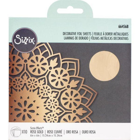 Effectz Decorative Foil Sheets - Rose Gold