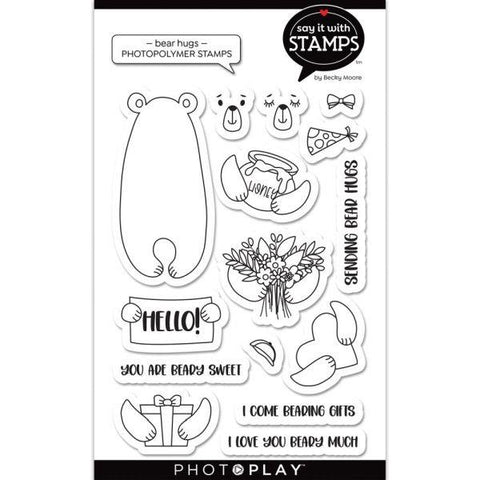Say it With Stamps - Bear Hug Clear Stamps