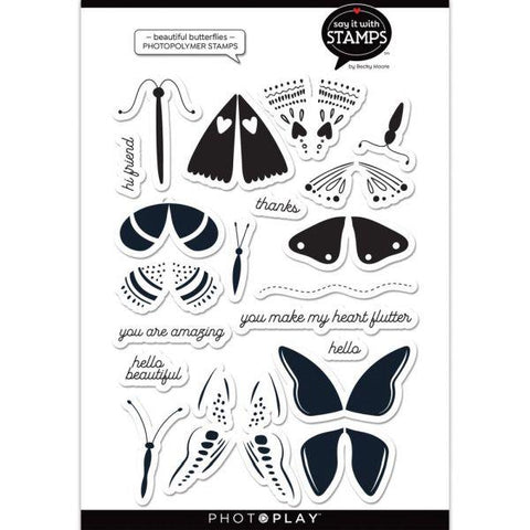 Say it With Stamps -Beautiful Butterflies Clear Stamps