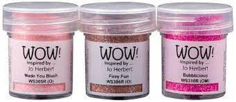Embossing Powder Trio - Pink-A-Licious