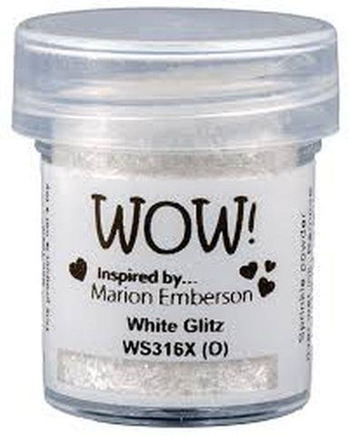 Embossing Powder  - White Glitz