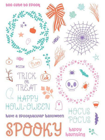 Trick or Treat - Pirouette Clear Stamp Set