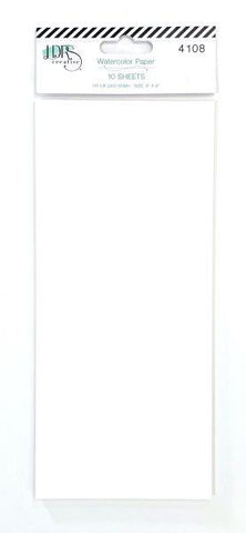 Watercolor 4x9 Slimline Paper Pack