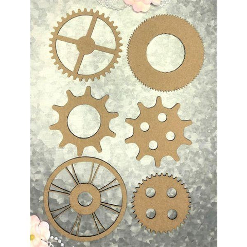 Memoirs - Chipboard - Cogs