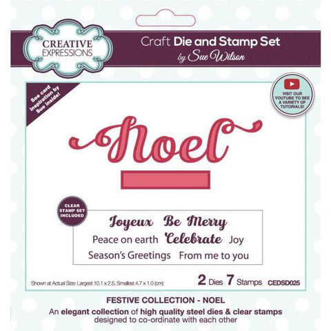 Stamp & Die Set - Festive Noel