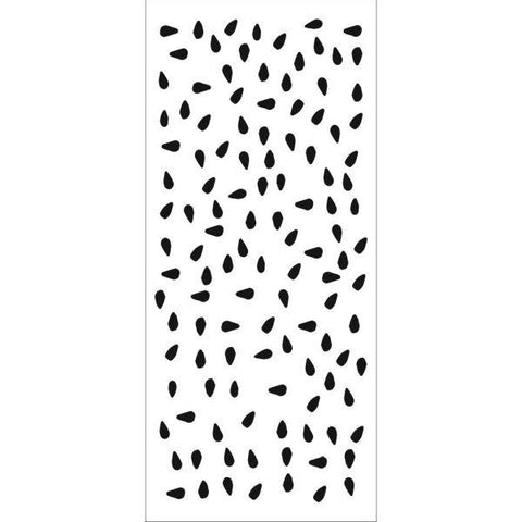Slimline Stencil  Watermelon Seeds