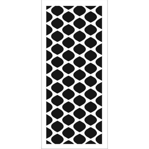 Slimline Stencil  - Fence Grid