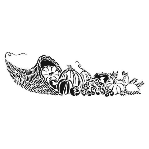 Stencil - Sign Template - Cornucopia