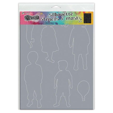 Dylusions Stencil & Mask - Grandkids