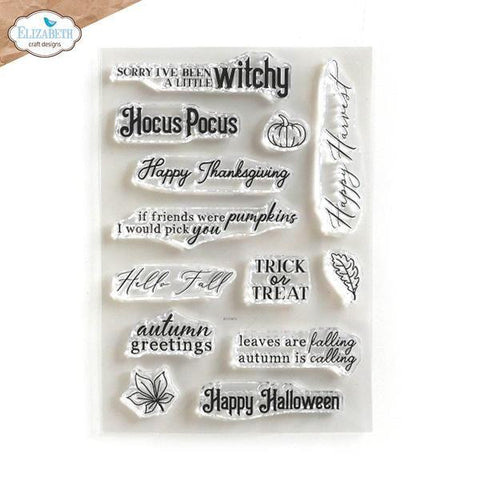 Clear Stamps -  Happy Harvest - Autumn Words