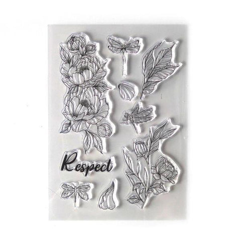 Beautiful Blooms - Clear Stamps - Respect