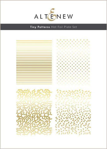 Tiny Patterns Hot Foil Plate