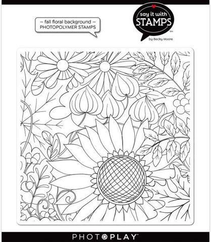 Say it With Stamps - Fall Florals - Clear Stamps