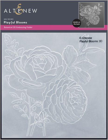 3D Embossing Folder - Playful Blooms