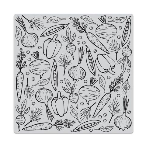 Veggie Medley - Bold Prints - Cling Stamps