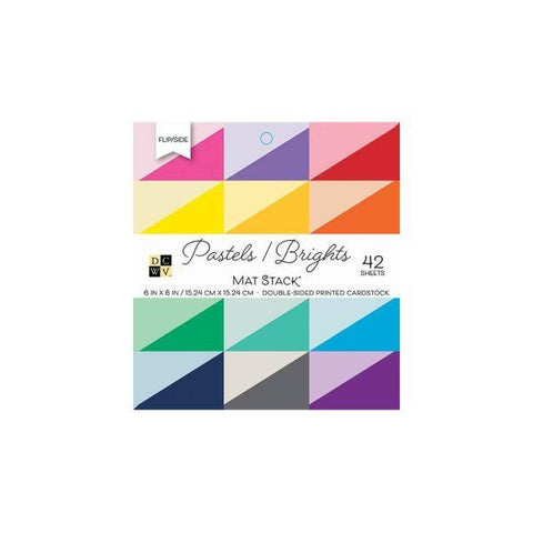 Pastel/Brights - 6x6 Cardstock Stack