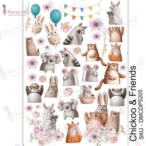 Transfer Me Sheet - Chickoo & Friends