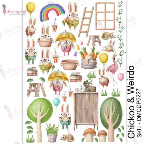 Transfer Me Sheet - Chickoo & Weirdo