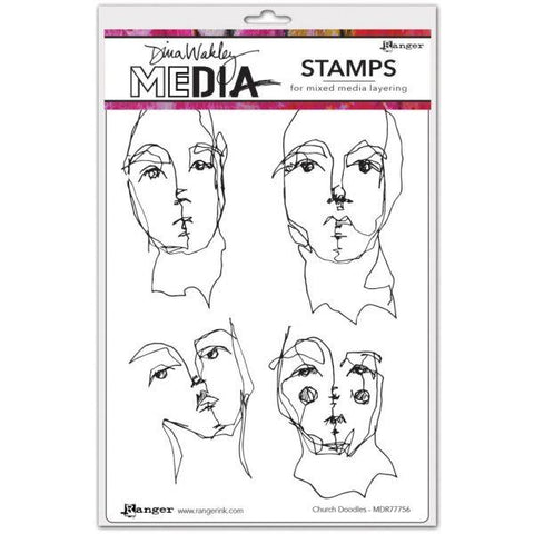 Cling Stamps - Church Doodles