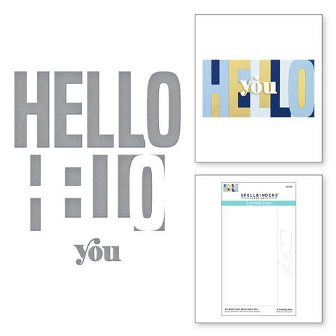 Be Bold Color Block Collection - Be Bold Color Block Hello You Dies