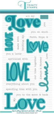 Simply Sentimental - Love - Coordinating Die Set