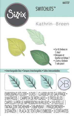 Switchlits Embossing Folder - Spring Leaves