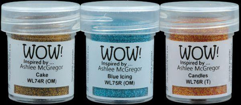 Embossing Powder Trios - Birthday Cake