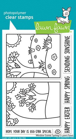 Window Scene:  Spring - Clear Stamps