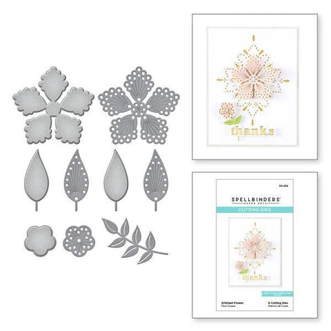Spring Into Stitching Collection - Stitched Flower